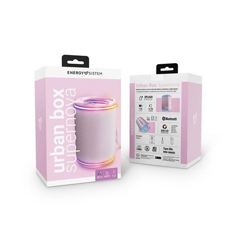 Energy Sistem | Urban Box | Supernova | 16 W | Bluetooth | Pink | Portable | Wireless connection - 6